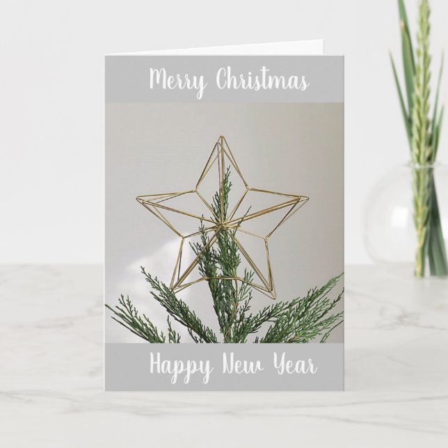 "MERRY CHRISTMAS & A VERY HAPPY NEW YEAR" CARD (Front)