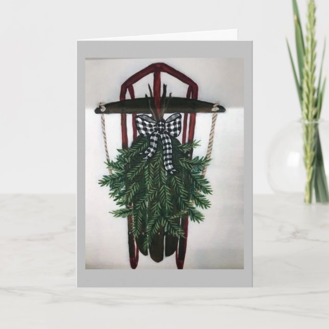 "MERRY CHRISTMAS & A VERY HAPPY NEW YEAR" CARD (Front)