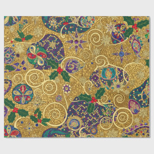 Merry Christmas, Abstract Art Wrapping Paper