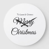 Merry Christmas add name text custom family gift