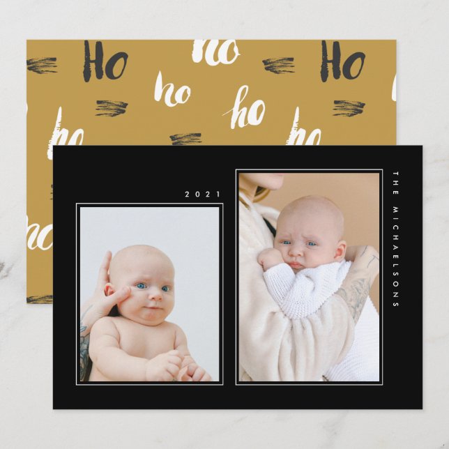 MERRY CHRISTMAS Add Your Family Photo (Front/Back)