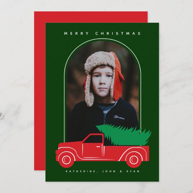 MERRY CHRISTMAS Add Your Photo (Front/Back)