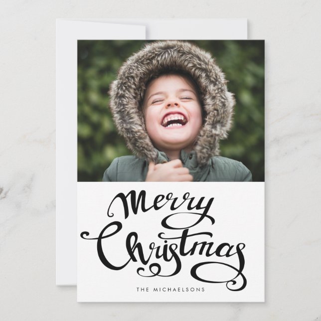 MERRY CHRISTMAS Add Your Photo (Front)