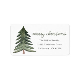 Merry Christmas Address Labels