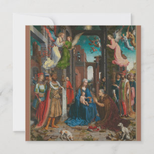 MERRY CHRISTMAS ADORATION OF THE MAGI      INVITATION