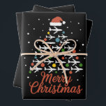 Merry Christmas Aeroplane Tree Vacation Wrapping Paper Sheet<br><div class="desc">Merry Christmas Aeroplane Tree Vacation</div>