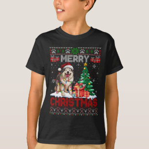 Merry Christmas Alaskan Malamute Dog Lover Ugly Xm T-Shirt