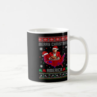 Merry Christmas America Donald Trump Coverage Xmas Coffee Mug