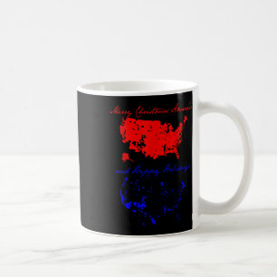 Merry Christmas America Funny Trump Christmas Card Coffee Mug