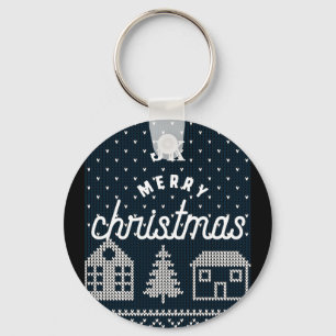 merry christmas anagram name personalised latte mu key ring