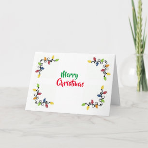 "MERRY CHRISTMAS AND A HAPPY NEW YEAR" CARD