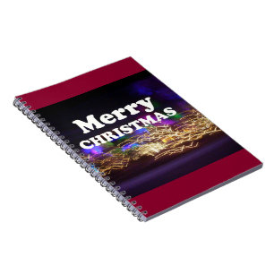 Merry Christmas and a Happy New year greetings Notebook