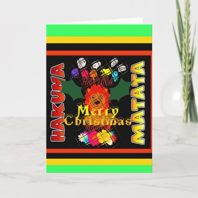 Merry Christmas and a Happy New Year Holiday Card (Front)