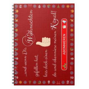 Merry Christmas and a Happy New Year! Notebook