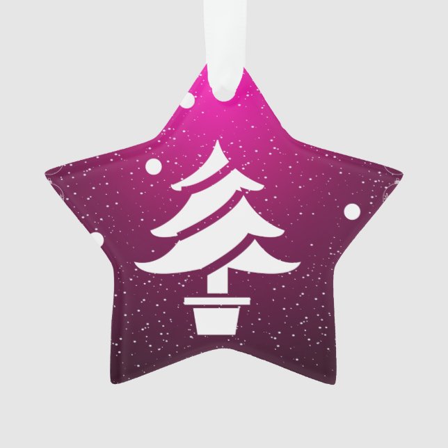 Merry Christmas and a Happy New Year! Ornament (Front)