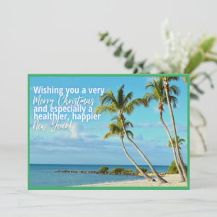 Merry Christmas and a healthier, happier New Year Holiday Card