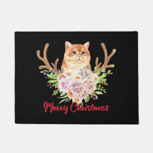 Merry Christmas and Cat Doormat