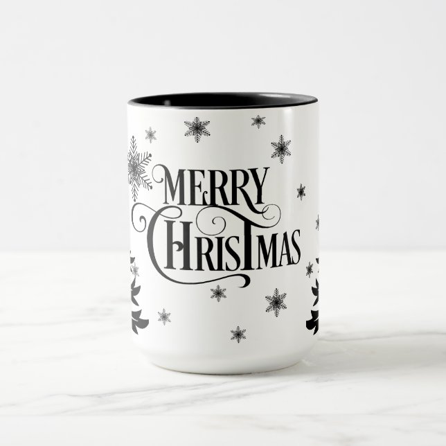 Merry Christmas and good Wisches Mug (Center)