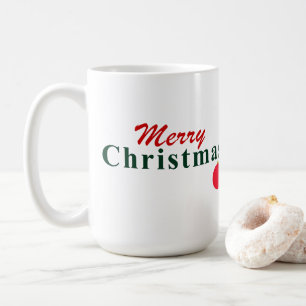 Merry Christmas and Hanging Ornament Christmas Coffee Mug