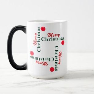 Merry Christmas and Hanging Ornament Magic Mug