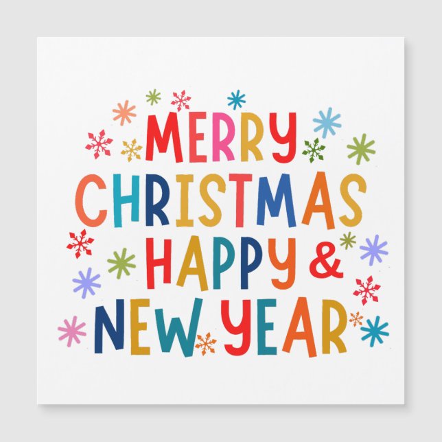 MERRY CHRISTMAS AND HAPPY NEW YEAR (Front)