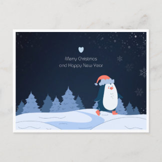 Merry Christmas and Happy New Year 2024 Postcard