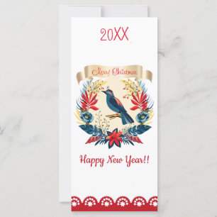 Merry Christmas and Happy New Year! 20XX Blue Bird