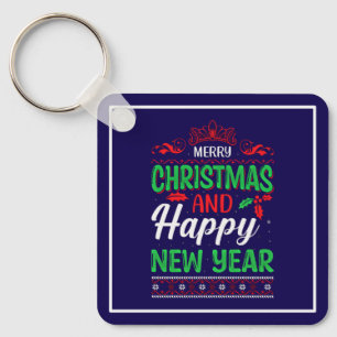 Merry Christmas And Happy New Year-61064 Hoodie Key Ring