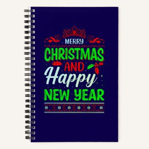 Merry Christmas And Happy New Year-61064 Notebook