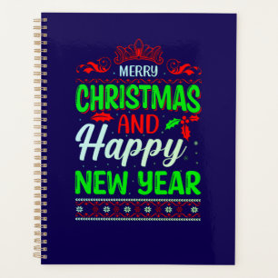 Merry Christmas And Happy New Year-61064 Planner