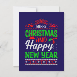 Merry Christmas And Happy New Year-61064 Postcard