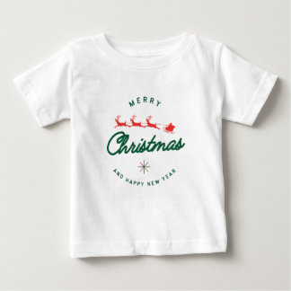 Merry Christmas and happy New Year  Baby T-Shirt