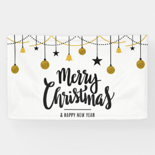 Merry Christmas and Happy New Year Banner