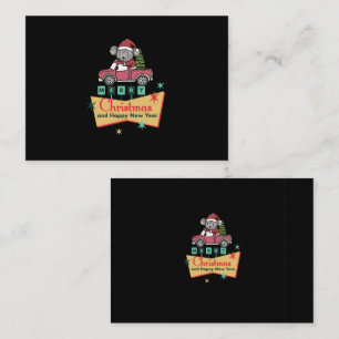 Merry Christmas and Happy New Year Card