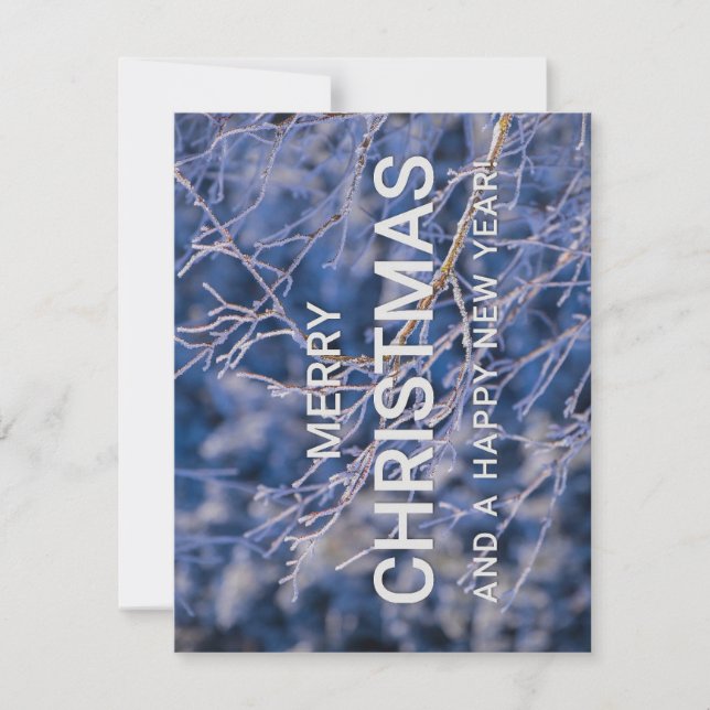 Merry Christmas and Happy New Year card (Front)