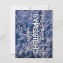 Merry Christmas and Happy New Year card