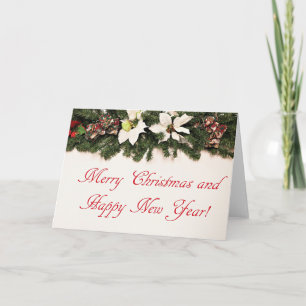 Merry Christmas and Happy New Year Card