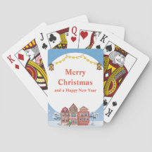 Merry Christmas and Happy New Year Classic Cards