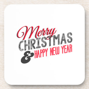 Merry Christmas and happy new year Coaster