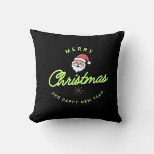 Merry Christmas and Happy New Year Cushion