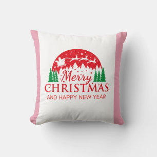Merry Christmas And Happy New Year  Cushion