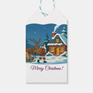 Merry Christmas and Happy New Year from Santa! Gift Tags