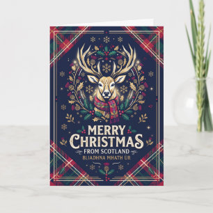 Merry Christmas and Happy New Year From Scotland C Card