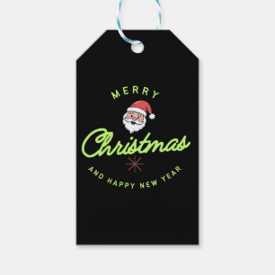 Merry Christmas and Happy New Year Gift Tags