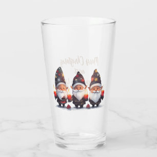 Merry Christmas and Happy New year Glass