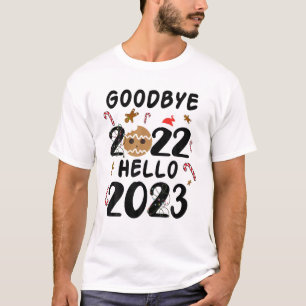 Merry Christmas And Happy New Year Good Bye 2022 H T-Shirt