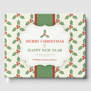 Merry Christmas and Happy New Year Guest Book