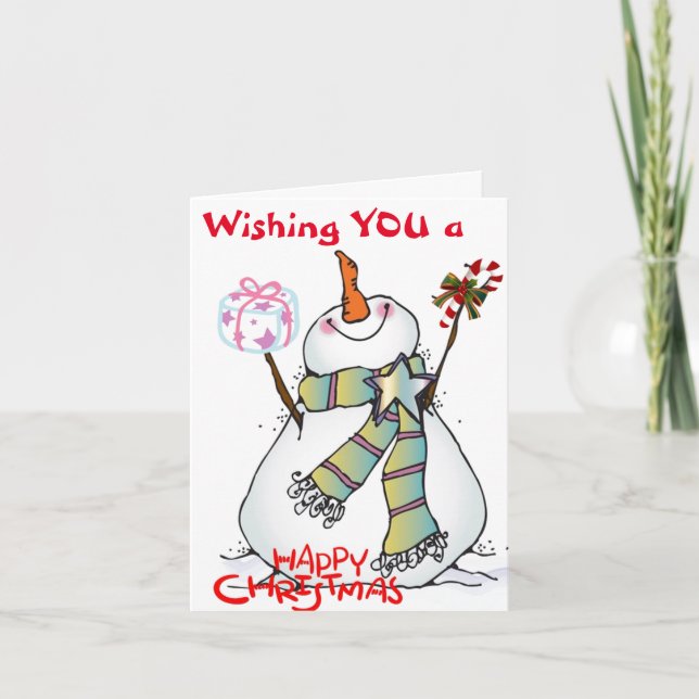 MERRY CHRISTMAS AND HAPPY NEW YEAR!!!! HOLIDAY CARD (Front)