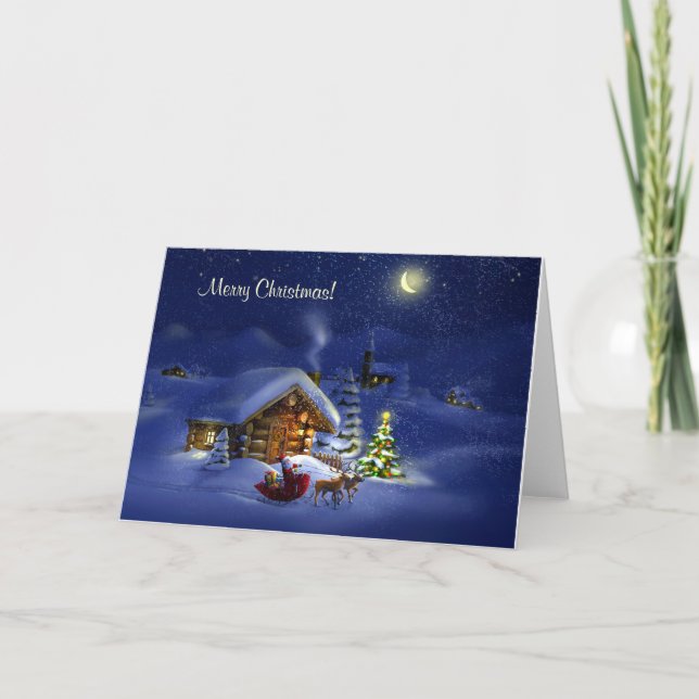 Merry Christmas and Happy New Year! Holiday Card (Front)