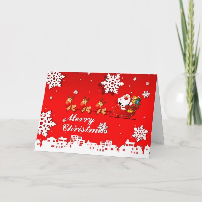 merry christmas and happy new year holiday card (Front)